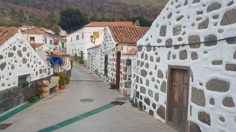 Autoroute in het Binnenland van Gran Canaria