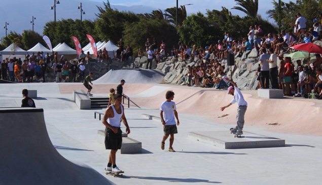Arinaga heeft het grootste Skatepark van de Canarische Eilanden