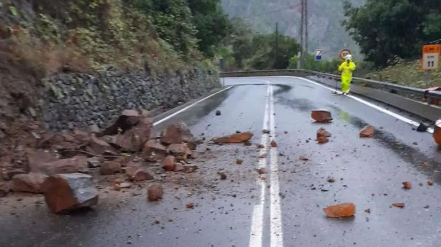 Storm Olivier veroorzaakt verstoringen op de Canarische Eilanden 