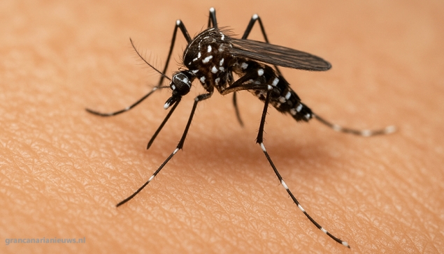 Gelekoortsmuggen het sterkst verspreid in Spanje, ook op de Canarische Eilanden