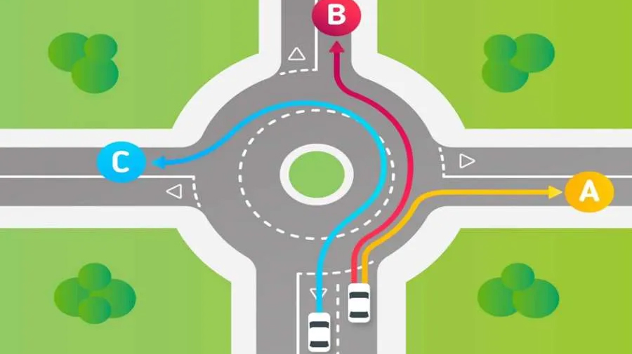 DGT bevestigt boetes van 500 euro en puntenaftrek voor verkeerd gebruik van rotondes